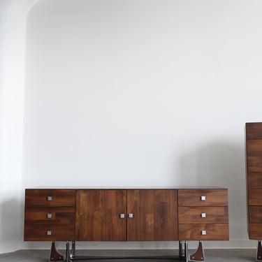 Rosewood Credenza by Henri Vallières