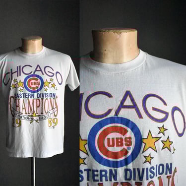 Vintage Chicago Cubs Tee / Chicago Cubs Champion Tee / 1980s Chicago Tee / Chicago MLB Tee Medium 