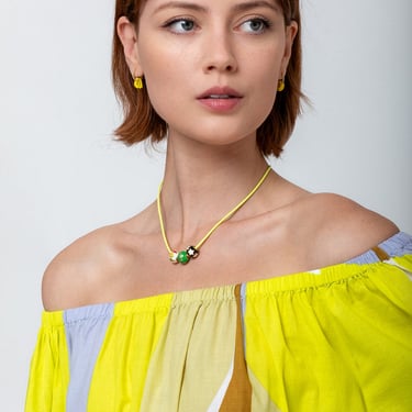 Beaded Cord Necklace