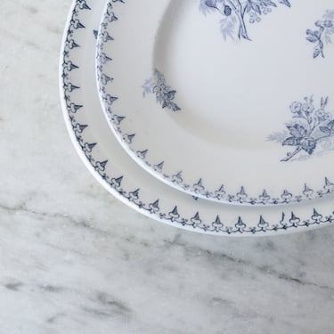 Pair of Transferware Platters