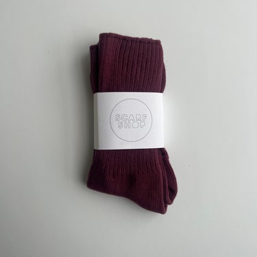 Socks / Burgundy