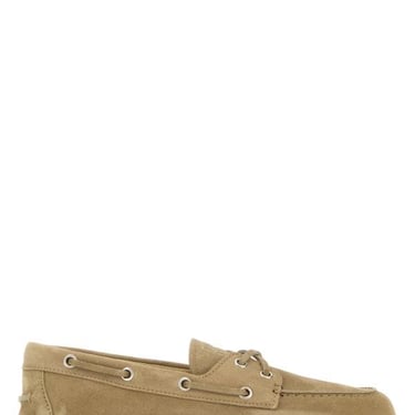 Miu Miu Women Sand Suede Loafers