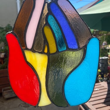 Stained Glass Open Hands 