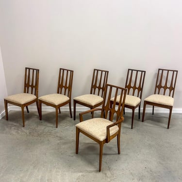 MCM Broyhill Brasilia Dining Chairs - Set of Six 