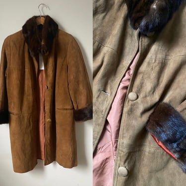 60s Fur Trimmed Coat 