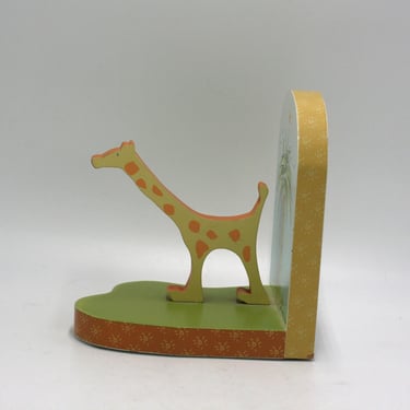 Vintage Yoko Ono Lennon Giraffe and Palm Tree Bookend 