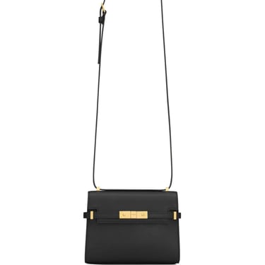 Saint Laurent Women Manhattan Mini Leather Crossbody Bag