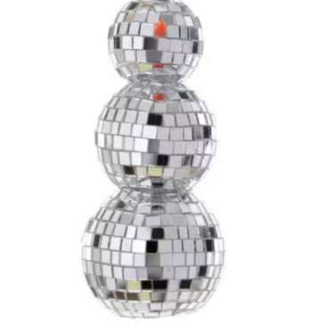 Disco Snowman Ornament