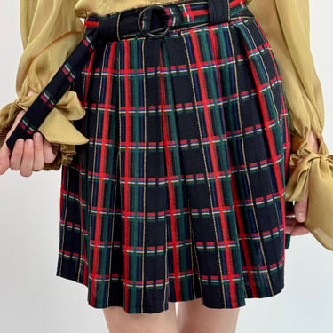 Christian Dior Wool School Girl Skirt