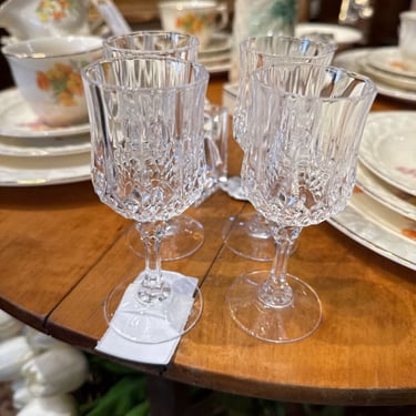 Set of 4 crystal cordials