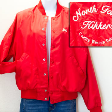 Vintage Red Embroidered Jacket 