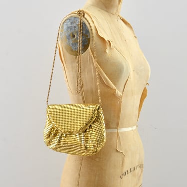Vintage Gold Mesh Bag