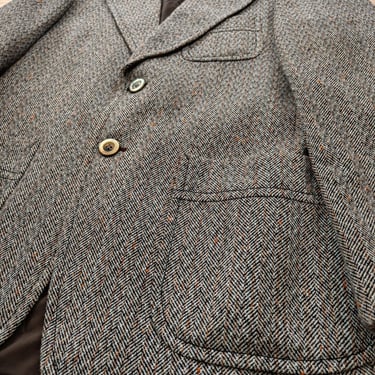 Tiklas 1970s Wool Tweed Tailored Jacket - Finnish Vintage 