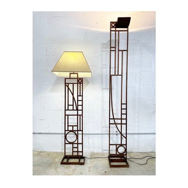 Pair Robert Sonneman for George Kovacs Floor Lamps 