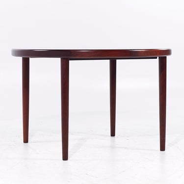 Kofod Larsen for Faarup Mobelfabrik Mid Century Danish Rosewood Expanding Dining Table with 2 Leaves - mcm 