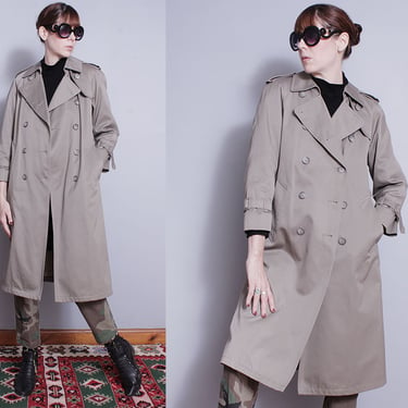 Vintage 1980's | London Fog | Trench | Overcoat | Double Breasted | Coat | S Petite 