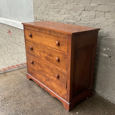 19th C Primitive Walnut Chest