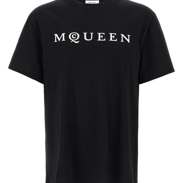 Mcqueen Men Flocked 'Mcqueen' T-Shirt