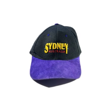 Vintage Sydney Hat Australia Suede Brim Cap