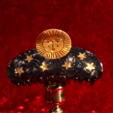 Sun and Stars Astrology Hair Claw