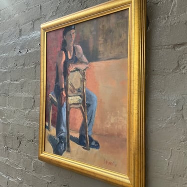 Portrait, Oil on Linen, S Marvin
