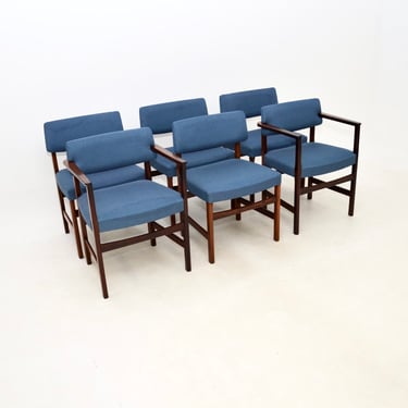 Set of Six Vintage Rosewood Dining Chairs by Robert Heritage for Archie Shine