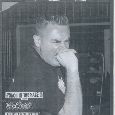 Vintage Town Of Hardcore "Punch In The Face" Fanzine Issue #4