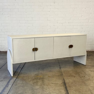 Contemporary Sideboard Linen Wrapped 