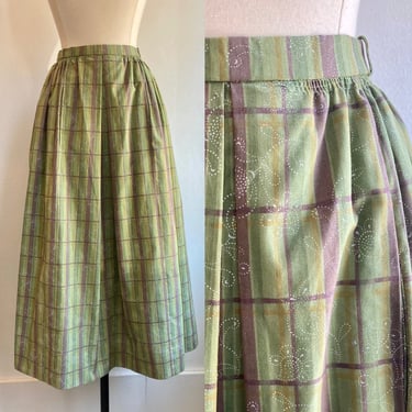 Vintage Mid-Century Full-Skirt / Hidden POCKETS 