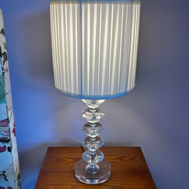 Set of 2 Glass Faceted Table Lamps JY241-8