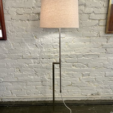 Laurel Adjustable Floor Lamp with a Nickel Finish