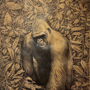 Guno Park | "Mighty Gorilla," Framed