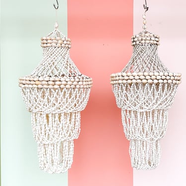 Pair of Shell Chandeliers