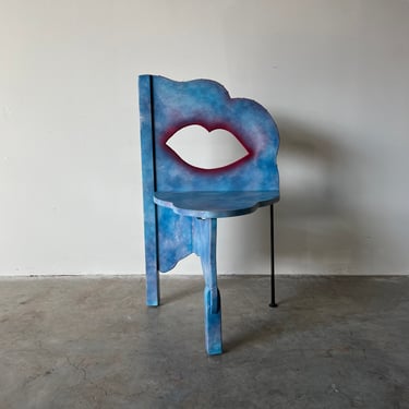 80s Postmodern Keni F. Duffy Art Handmade Accent Chair 
