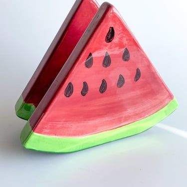 Vintage Ceramic Watermelon Napkin Holder