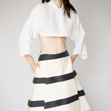 Kate Spade Striped A-Line Skirt