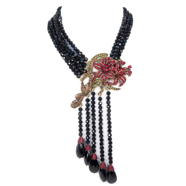 Heidi Daus Flower Trembler Necklace