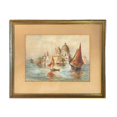Santa Maria Della Salute (Venice) Watercolor Painting