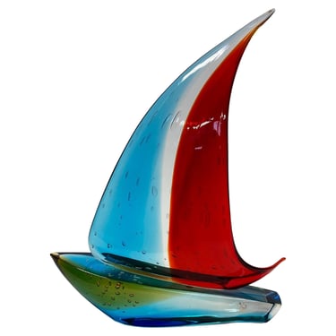 Sailboat Sculpture by Sergio Constantini