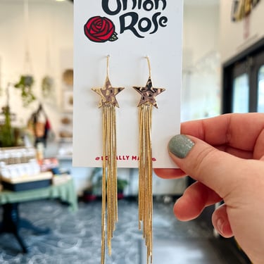 Star Fringe Earrings