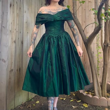 green gunne sax dress Vintage 1970's 