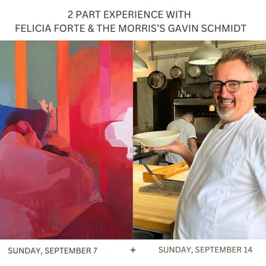 Art & Dining Experience with Felicia Forte and The Morris’s Gavin Schmidt