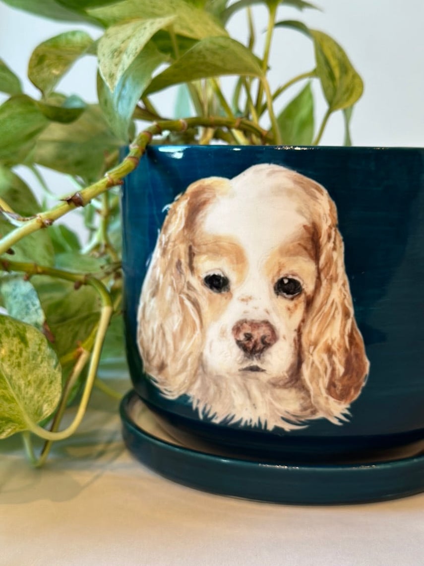 Custom Pet Portraits - Planter | SampleHAUS | Los Angeles, CA