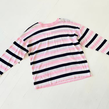 1980s Gucci Striped Long Sleeve Top 
