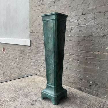 Faux Marble Pedestal