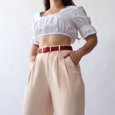 Vintage Cotton Crop Top