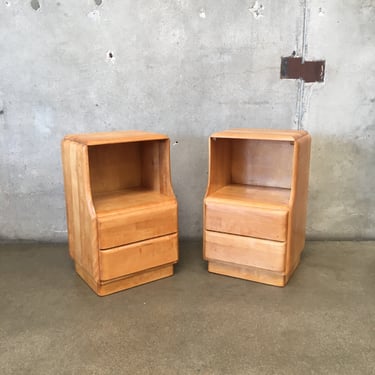 Pair of Vintage Mid Century Modern Russel Wright Stardust Nightstands