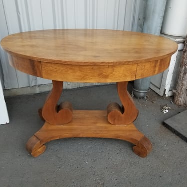 Vintage Carved Wood Table
