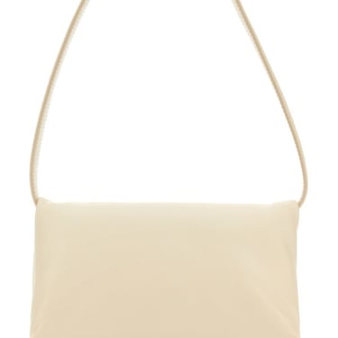 MARNI Ivory leather Prisma shoulder bag