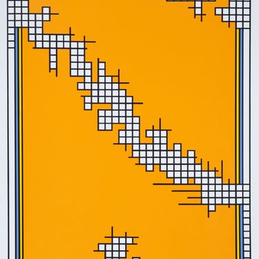 Nicholas Krushenick, Untitled (Wire Mill Variant), Screenprint 